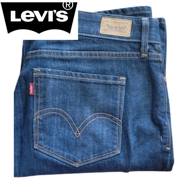 Levi's Denim - Levi's Perfect Waist 525 Boot Cut Dark Wash Jeans, SZ 12, Excellent Shape
